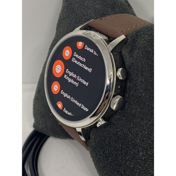 Fossil Gen 4 Authentic Digital Dial Smart Watch Custom Band FTW6017 AB529 - Picture 4 of 10